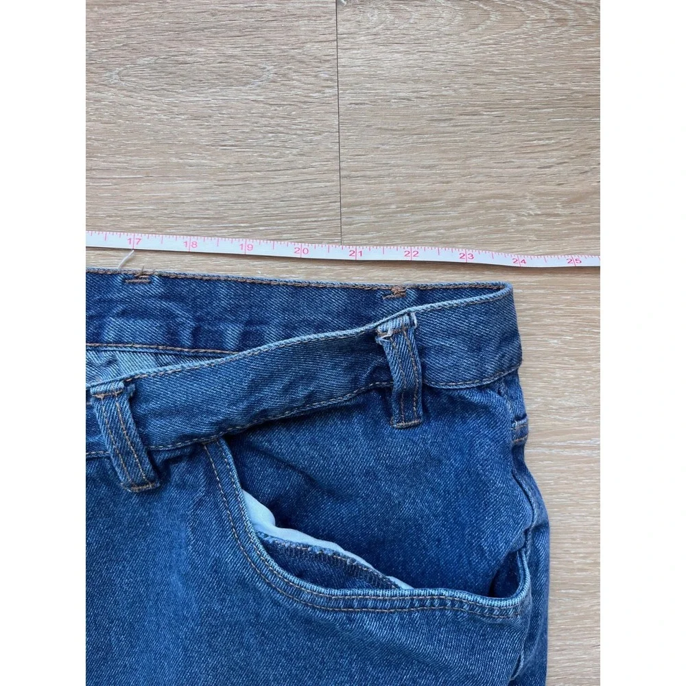 Berne Relaxed Fit Carpenter Jeans Mens 52x30 Blue Denim Cotton Straight Leg